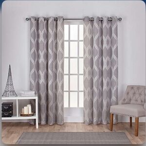 NWT Exclusive Home Montrose Textured Curtain Panel